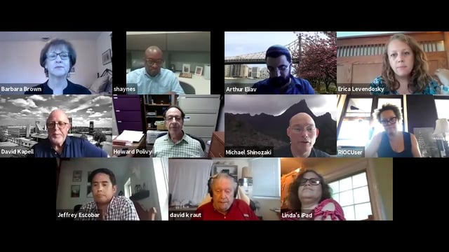 RIOC REDAC Committee Meeting Aug 5, 2020