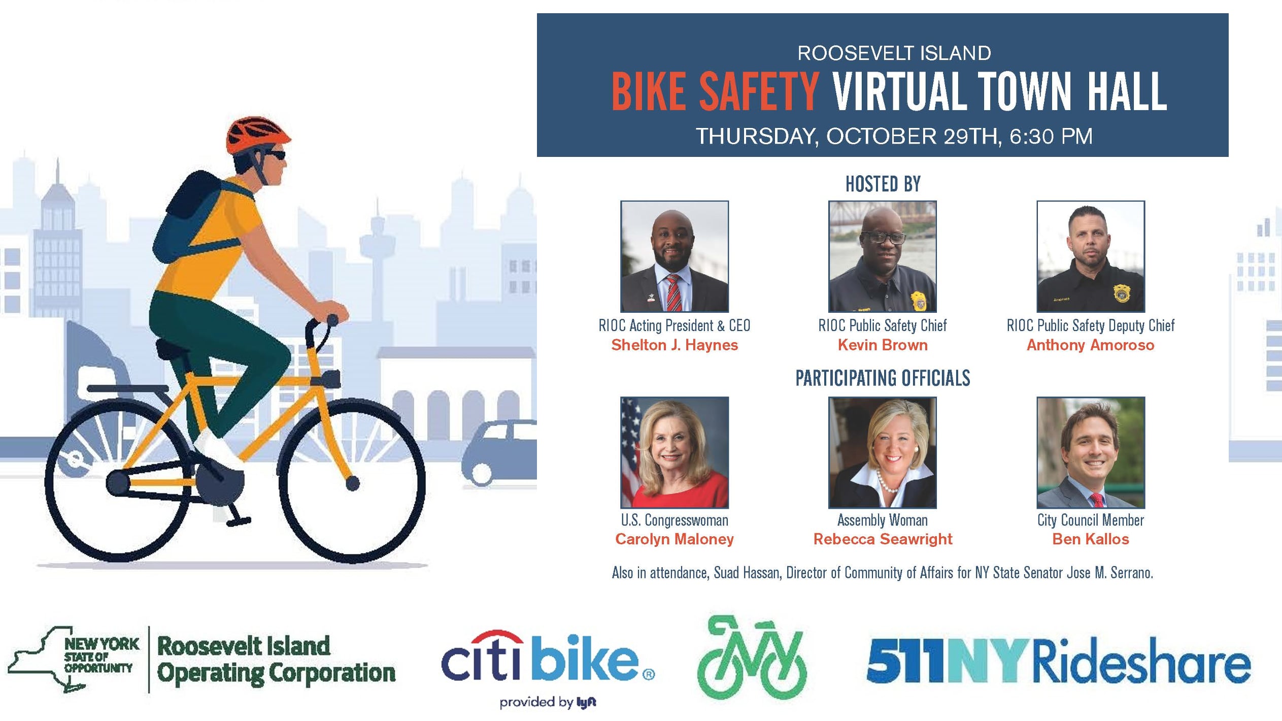 RIOC Town Hall Meeting: Bike Safety – October 29, 2020