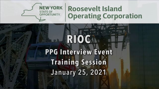 RIOC PPG Interview Training Session