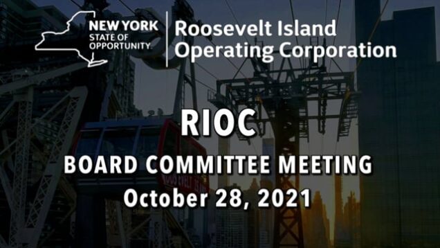 RIOC Board Committee Meeting – October 28, 2021