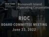 RIOC Board Meeting – 052322