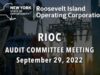 RIOC Audit Meeting – 092922