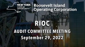 RIOC Audit Meeting – 092922