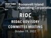 RIOC – REDAC Committee – Oct. 19, 2022