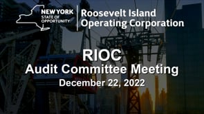RIOC Audit Committee Meeting 122222
