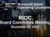 RIOC Board Committee Meeting – 122222
