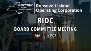 RIOC Board Meeting – April 3, 2023