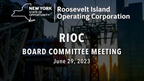 RIOC Board Committee Meeting – June 29, 2023