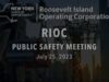 RIOC Public Safety Meeting – July 25, 2023