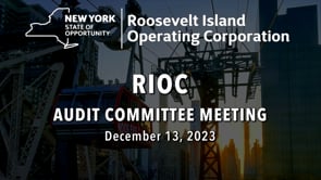RIOC Audit Committee – December 13 2023