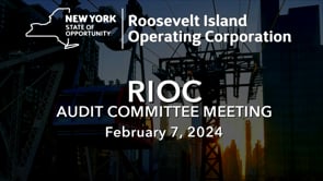 RIOC Audit Committee – February 7, 2024