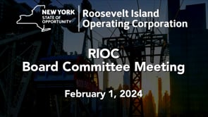 RIOC Board Committee Meeting – Februaryary 1 2024