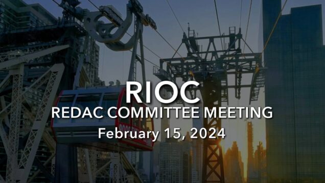 RIOC REDAC Committee Meeting – February 15, 2024