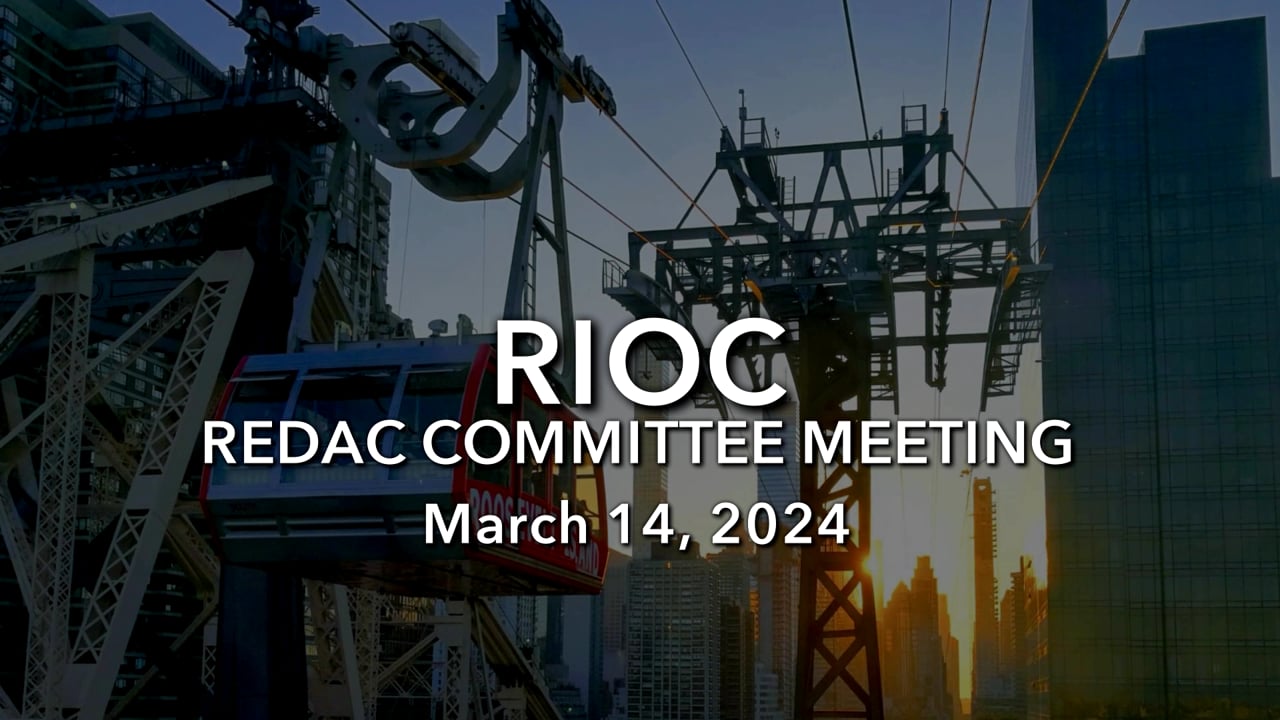 RIOC REDAC Committee Meeting March 14 2024