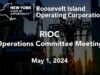 RIOC Operations Committee Meeting – May 1 2024
