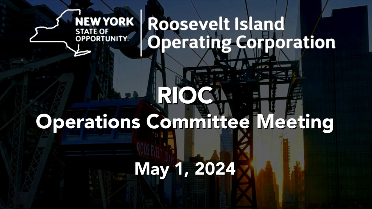 RIOC Operations Committee Meeting – May 1 2024