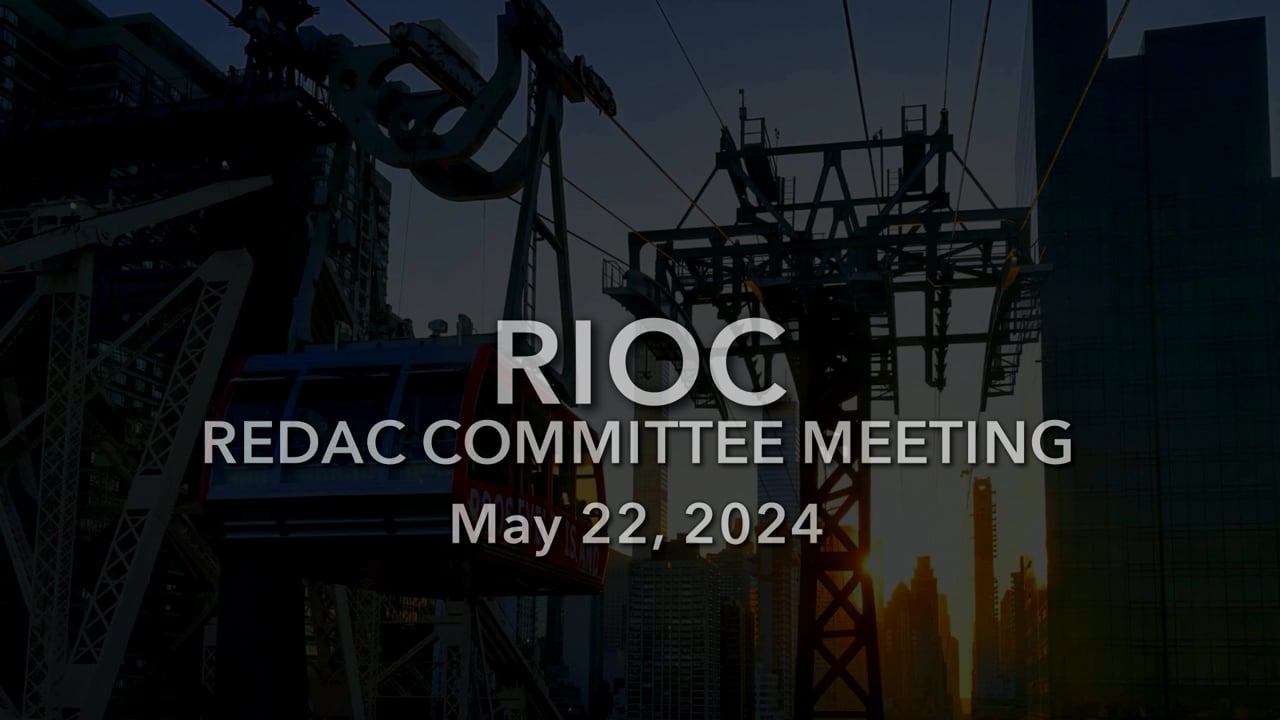 RIOC REDAC Meeting – May 22 2024