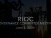 RIOC Governance Committee – June 5 2024