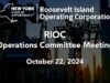 RIOC OPS meeting – October 22, 2024