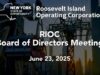 RIOC Board Meeting June 23 2025