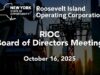 RIOC Board Committee Meeting – October 16th 2025