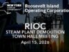 RIOC Steam Plant Demolition Town Hall – April 15, 2026