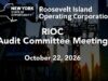 RIOC Audit Committee Meeting – October 22, 2026